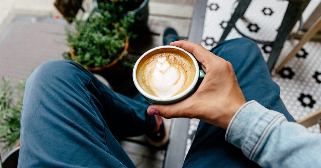 Drinking Coffee