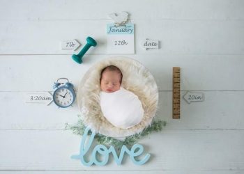 DIY newborn announcements